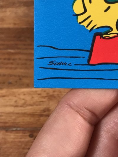 画像1: Hallmark Peanuts Woodstock “Just For You” Mini Greeting Card　ウッドストック　ビンテージ　ミニグリーティングカード　スヌーピー　70〜80年代