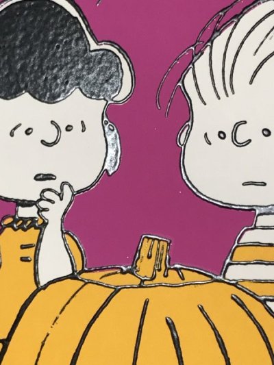 画像1: Hallmark Peanuts Lucy & Linus “Boy! What A Pumpkin!” Greeting Card　ルーシー＆ライナス　ビンテージ　グリーティングカード　スヌーピー　70〜80年代