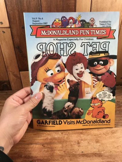 画像3: McDonaldland Fun Times “Garfield” Magazine　マクドナルド　ビンテージ　ファンタイムズ　ガーフィールド　80年代