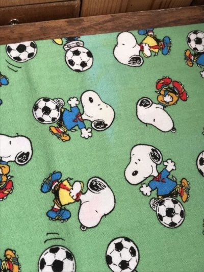 画像1: Peanuts Snoopy “Football” Pillow Case　スヌーピー　ビンテージ　ピローケース　枕カバー　90年代〜