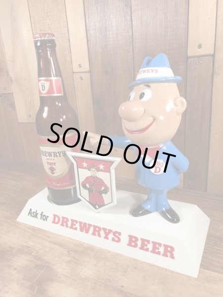 Drewry's Beer “Big D” Display Figure ビッグディー ビンテージ ディスプレイフィギュア ドリューリーズ  50年代｜Advertising Character(企業系キャラクター)-Drink(飲料)系｜STIMPY(Vintage Collectible  Toys）スティンピー(ビンテージ コレクタブル トイズ）