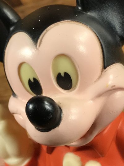 画像1: Disney Mickey Mouse Squeeze Figure　ミッキーマウス　ビンテージ　スクイーズフィギュア　ディズニー　70年代