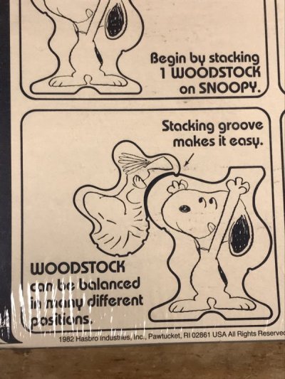 画像2: Snoopy & the 5 Balancing Woodstocks　スヌーピー　ビンテージ　バランストイ　ウッドストック　80年代