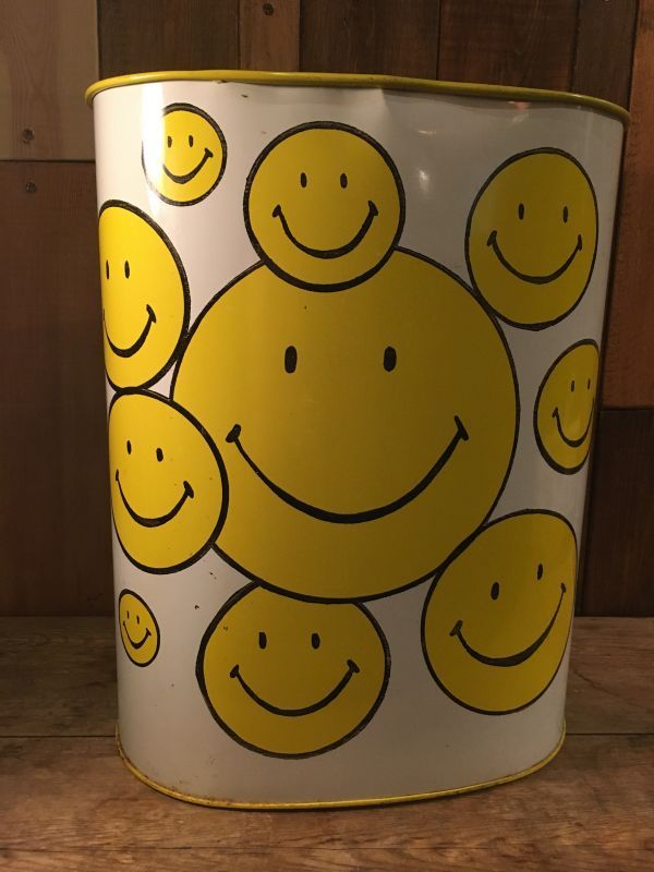 70's Smile Vintage TrashCan GECKO ビンテージ スマイル ゴミ箱