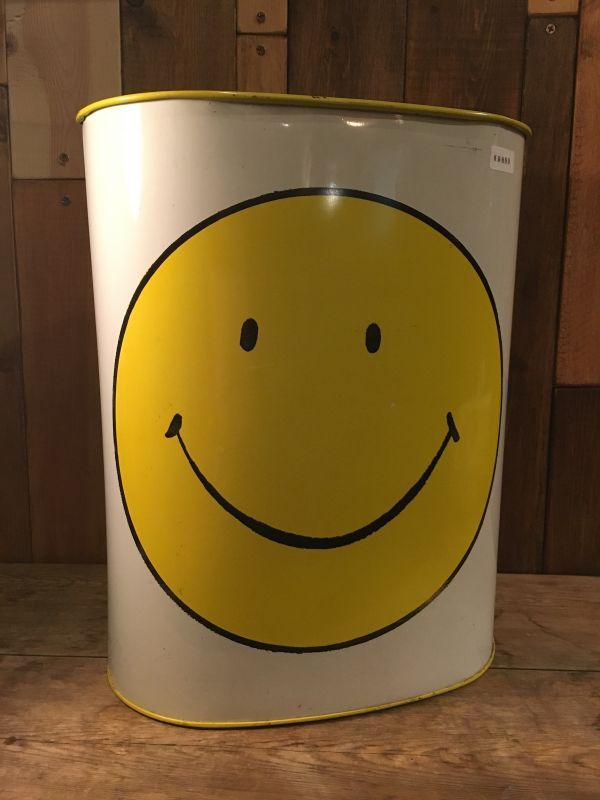 70's Smile Vintage TrashCan GECKO ビンテージ スマイル ゴミ箱 