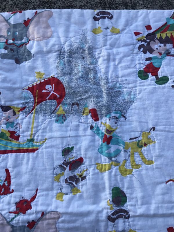 Disney Vintage Baby bedding ビンテージ ディズニー 赤ちゃん布団