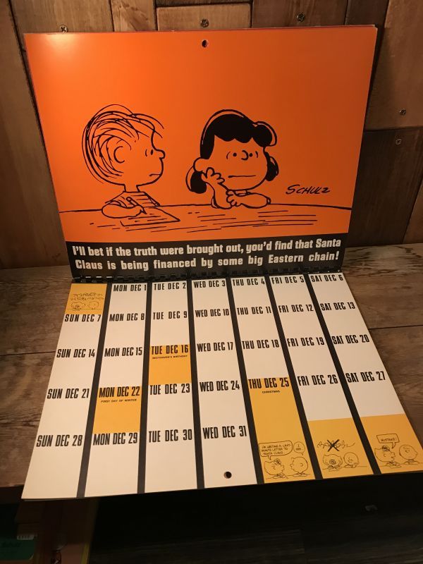 SNOOPY PEANUTS Vintgae DATE BOOK 1969 ビンテージ スヌーピー