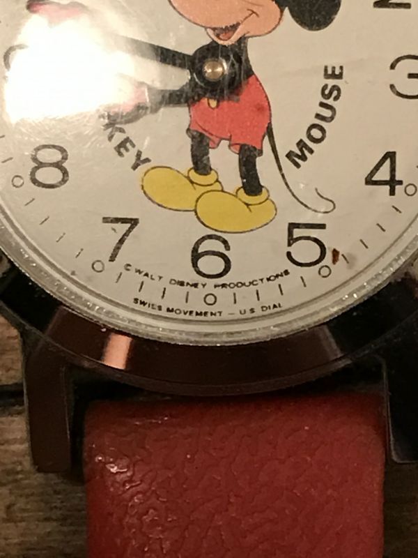 Disney Vintage Mickey Mouse Watch ビンテージ ミッキーマウス 腕時計