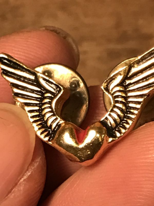Wing Heart Metal Pins ビンテージ ピンバッジ ウイングハート ピンズ ...