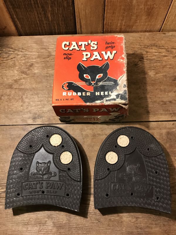 Cat's Paw Boots Sole ビンテージ キャッツポウ ブーツ ソール 靴底 アドバタイジング 企業物 50年代 ヴィンテージ  vintage - STIMPY(Vintage Collectible Toys）スティンピー(ビンテージ コレクタブル トイズ）