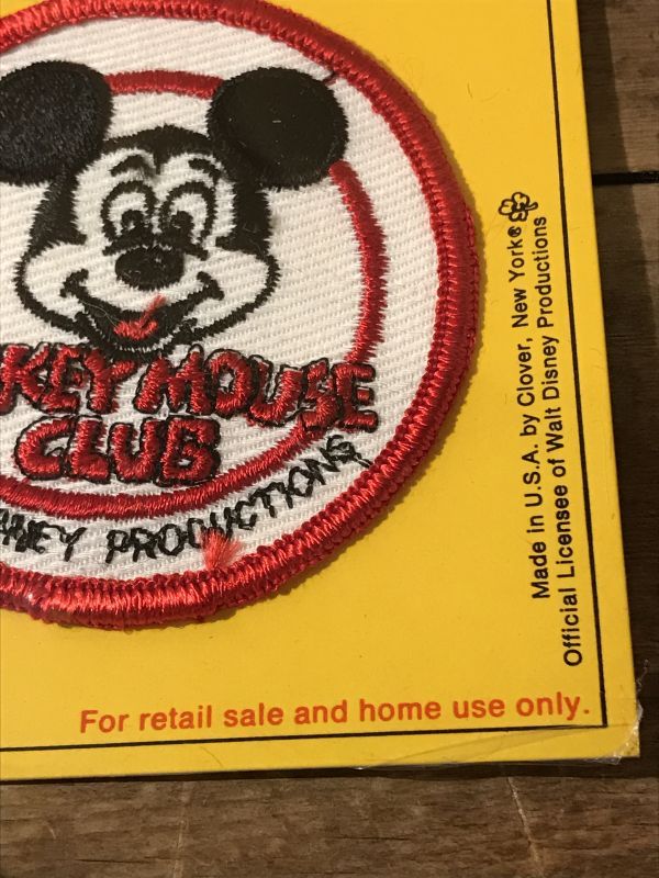 Mickey Mouse Club Patch ミッキーマウスクラブ ビンテージ ワッペン