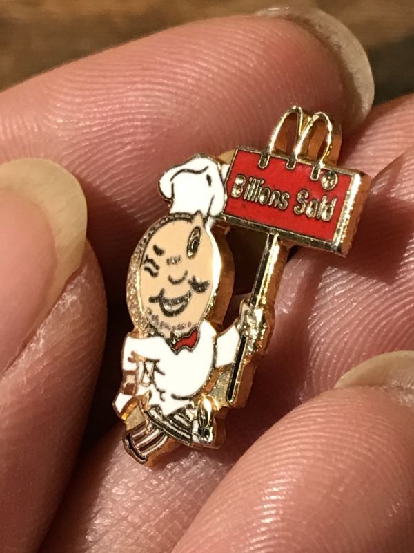 McDonald's Character Speedee Pins マクドナルド ビンテージ