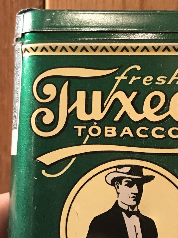 Tuxedo Tobacco Tin Can タバコ 50年代 ブリキ缶 タキシード