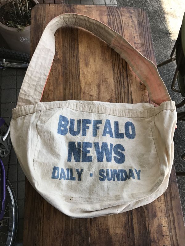 売れ筋ランキングも ニュースペーパーバッグ 古着 vintage newspaper bag