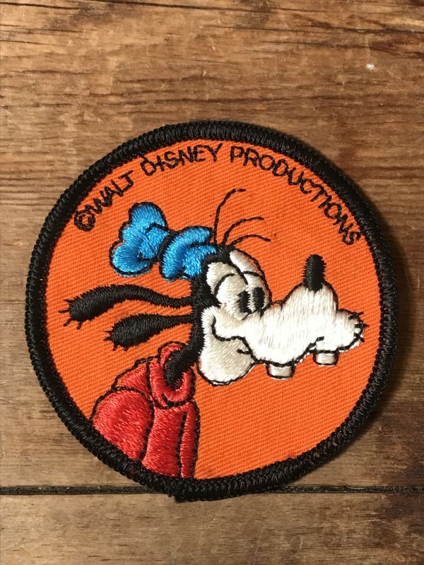 Disney Goofy Patch グーフィー ワッペン 70年代 ディズニー パッチ 