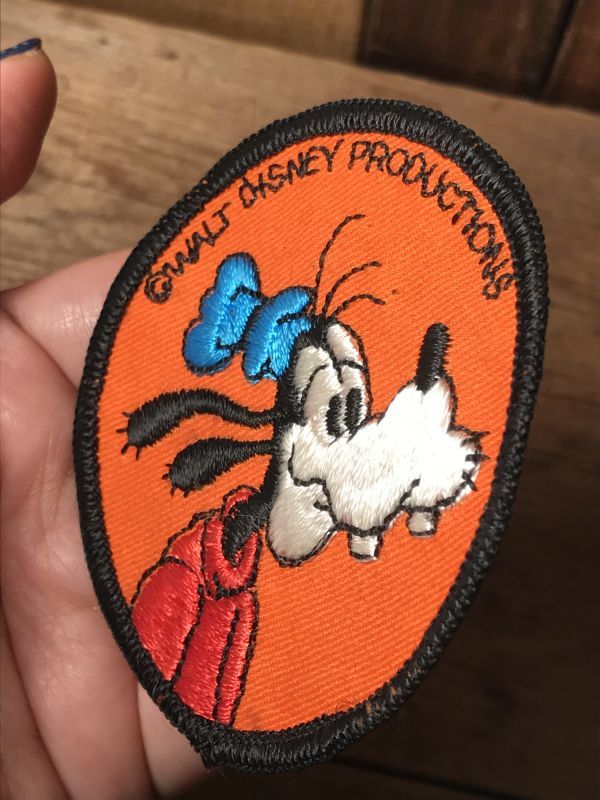 Disney Goofy Patch グーフィー ワッペン 70年代 ディズニー パッチ