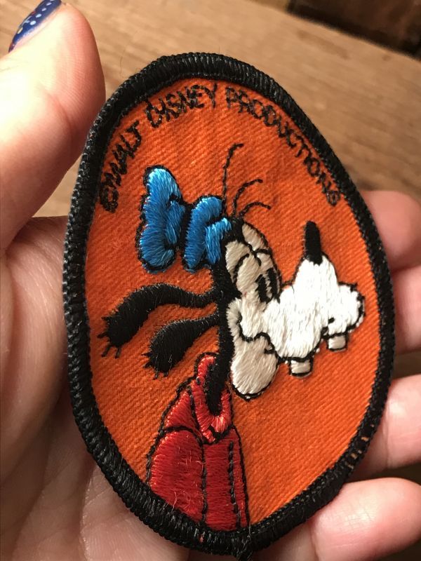 Disney Goofy Patch グーフィー ワッペン 70年代 ディズニー パッチ