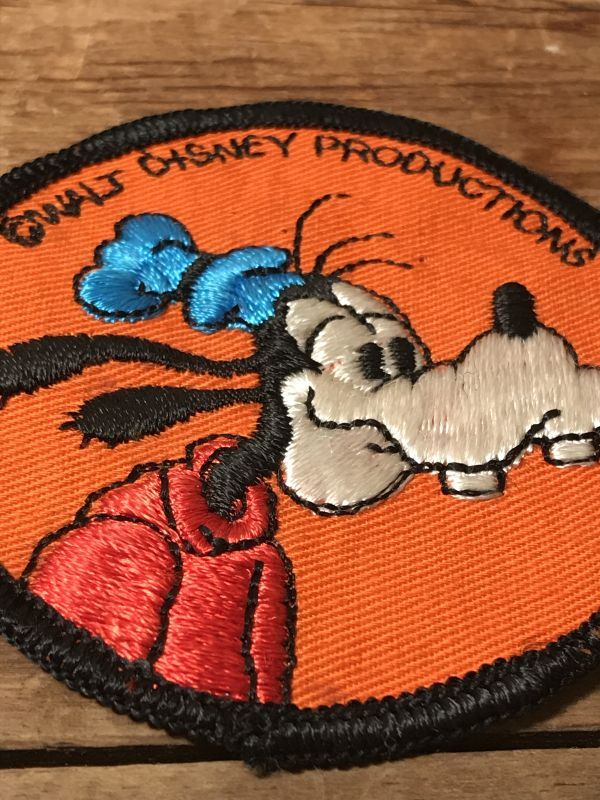 Disney Goofy Patch グーフィー ワッペン 70年代 ディズニー パッチ