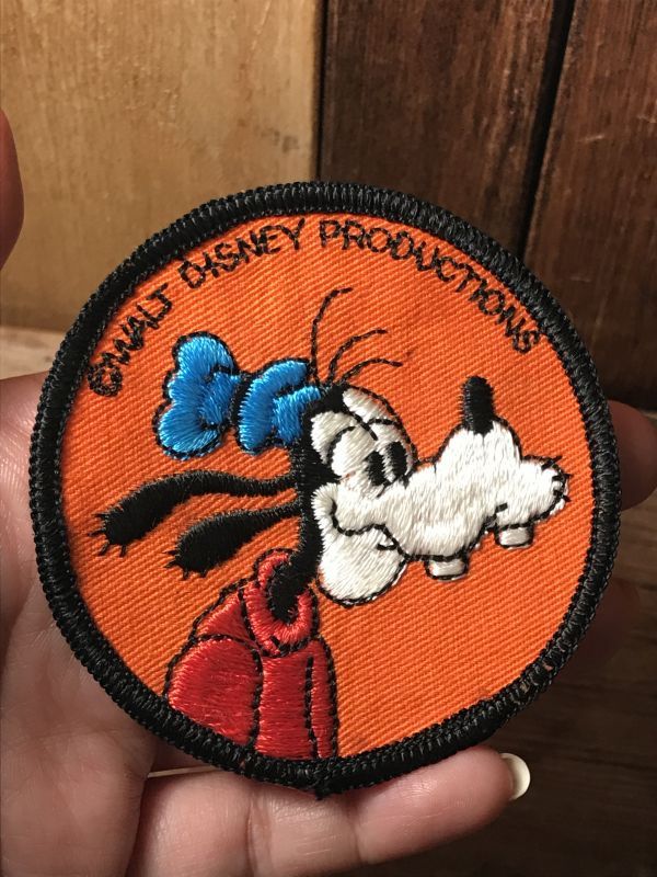 Disney Goofy Patch グーフィー ワッペン 70年代 ディズニー パッチ