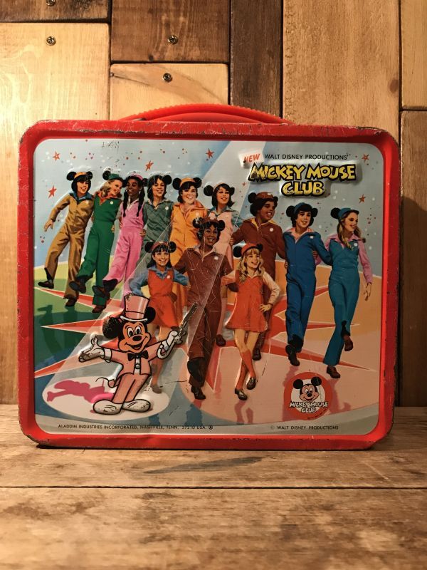 Disney Mickey Mouse Club Lunch Box Set ミッキーマウスクラブ ランチボックス 水筒 70年代 ディズニー  ヴィンテージ vintage - STIMPY(Vintage Collectible Toys）スティンピー(ビンテージ コレクタブル トイズ）