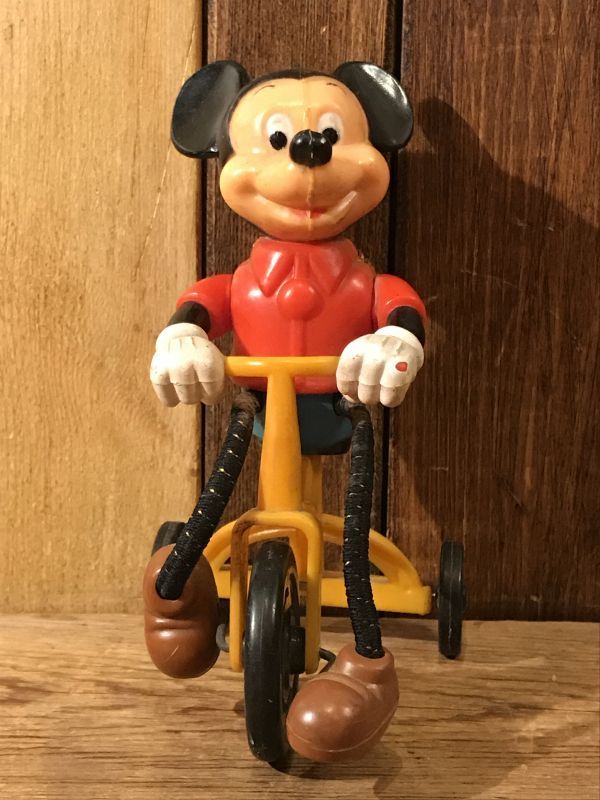 Disney Mickey Mouse Tricycle Figure ミッキーマウス 三輪車 フィギュア 70年代 ディズニー トイ ヴィンテージ Vintage Stimpy Vintage Collectible Toys スティンピー ビンテージ コレクタブル トイズ