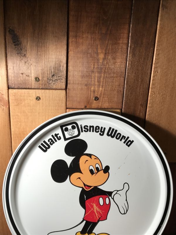 Disney World Mickey Mouse Metal Tray ミッキーマウス トレイ