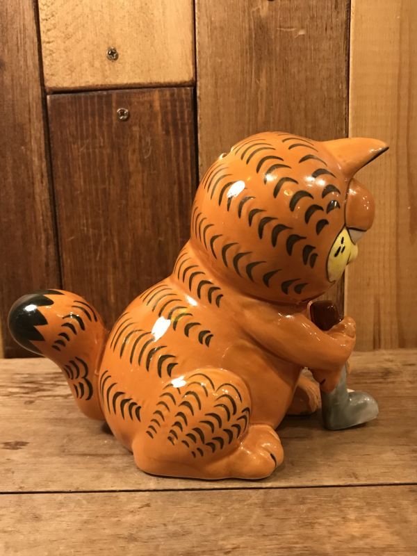 Garfield Golfer Ceramic Bank ガーフィールド ビンテージ 陶器 貯金箱 80年代 - STIMPY(Vintage  Collectible Toys）スティンピー(ビンテージ コレクタブル トイズ）