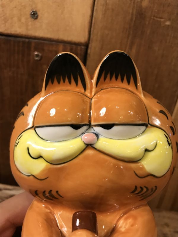 Garfield Golfer Ceramic Bank ガーフィールド ビンテージ 陶器 貯金箱 80年代 - STIMPY(Vintage  Collectible Toys）スティンピー(ビンテージ コレクタブル トイズ）