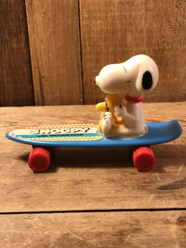 Aviva Snoopy u0026 Woodstock Skateboard Figure スヌーピー ビンテージ スケートボード トイ ピーナッツ  70年代 - STIMPY(Vintage Collectible Toys）スティンピー(ビンテージ コレクタブル トイズ）