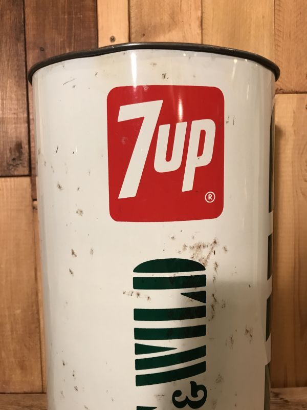 7up The Uncola Trash Can セブンアップ ビンテージ トラッシュカン