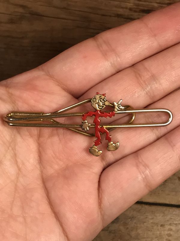 Reddy Kilowatt Metal Tie Pin レディキロワット ビンテージ ネクタイ