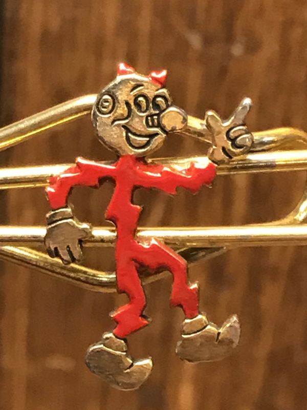 Reddy Kilowatt Metal Tie Pin レディキロワット ビンテージ ネクタイ