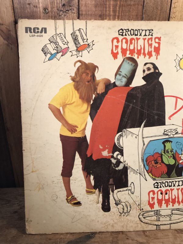 Groovie Goolies Record 幽霊城のドボチョン一家 ビンテージ レコード 