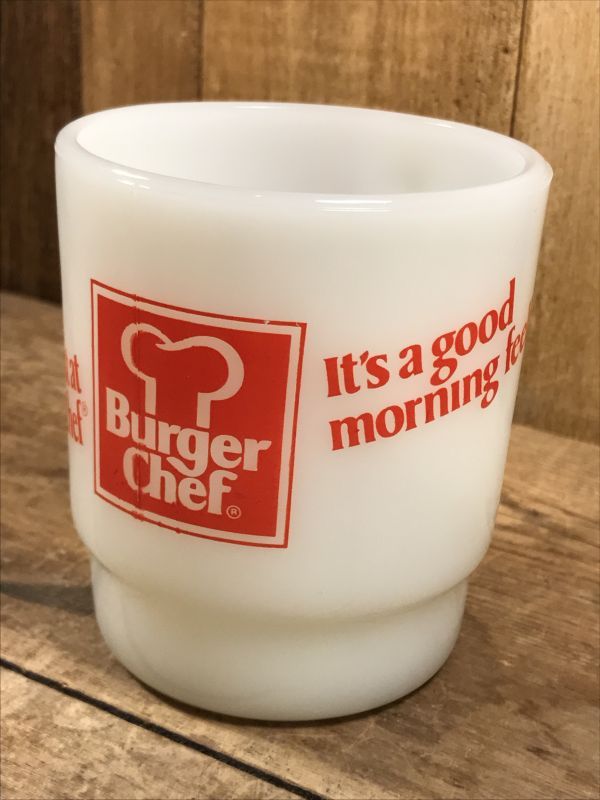 Fire King Burger Chef Stacking Mug バーガーシェフ ビンテージ