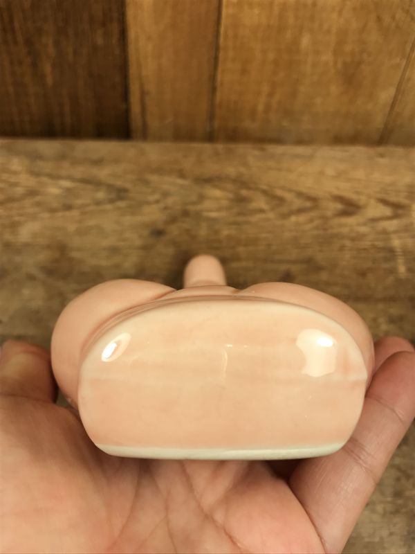 Fuck Sign Ceramic Ashtray ファックサイン ビンテージ アシュトレイ