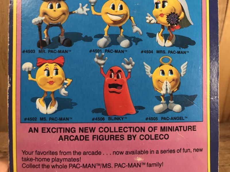 Coleco Mr Pac Man Pvc Figure Blister Package ミスターパックマン ビンテージ Pvcフィギュア 80年代 Game Character ゲーム系キャラクター Pac Man パックマン 系 Stimpy Vintage Collectible Toys スティンピー ビンテージ コレクタブル トイズ