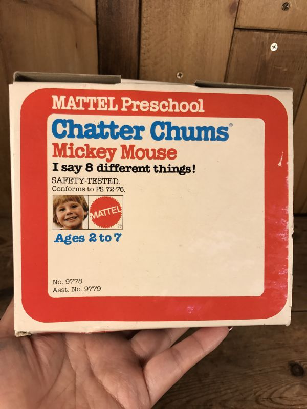 1976年☆70´s☆Mattel☆Talking☆Mickey Mouse☆Chatter Chums