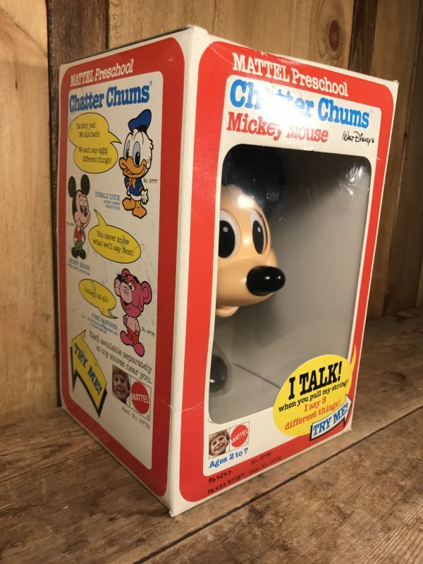 Mattel Talking “Mickey Mouse” Chatter Chums with Box ミッキー 