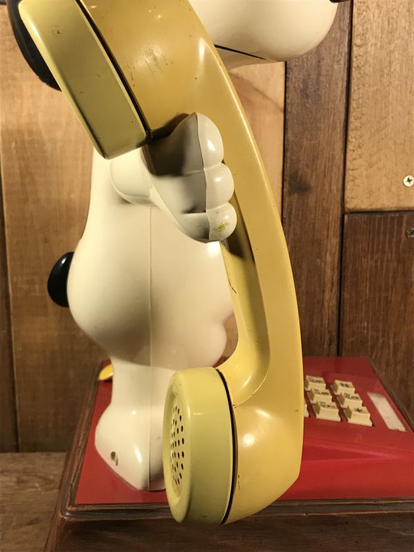 Peanuts Snoopy Plastic Telephone Set スヌーピー ビンテージ 電話機