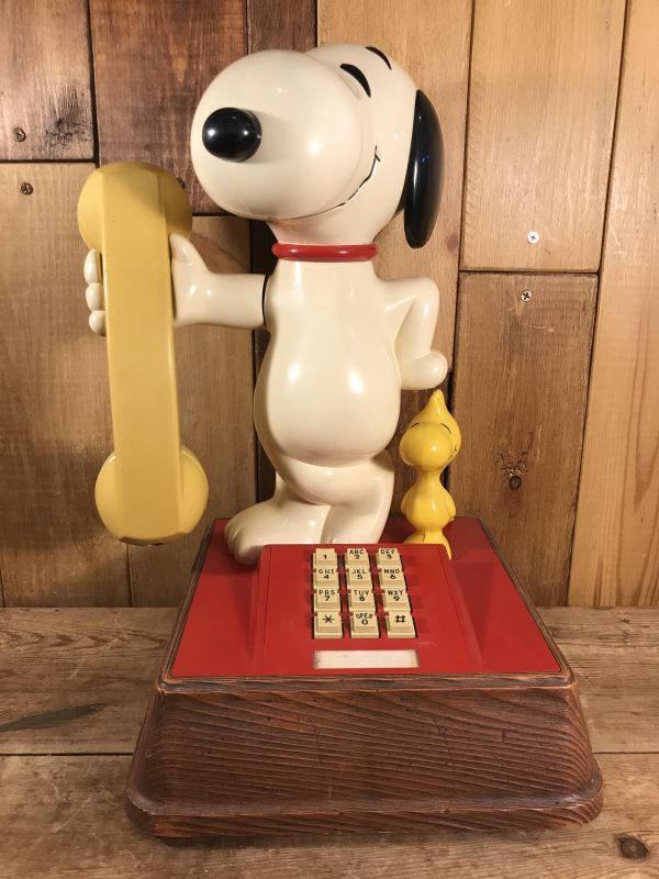 Peanuts Snoopy Plastic Telephone Set スヌーピー ビンテージ 電話機 