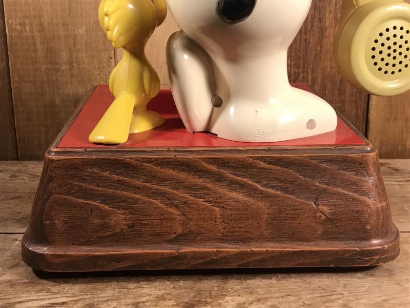 Peanuts Snoopy Plastic Telephone Set スヌーピー ビンテージ 電話機