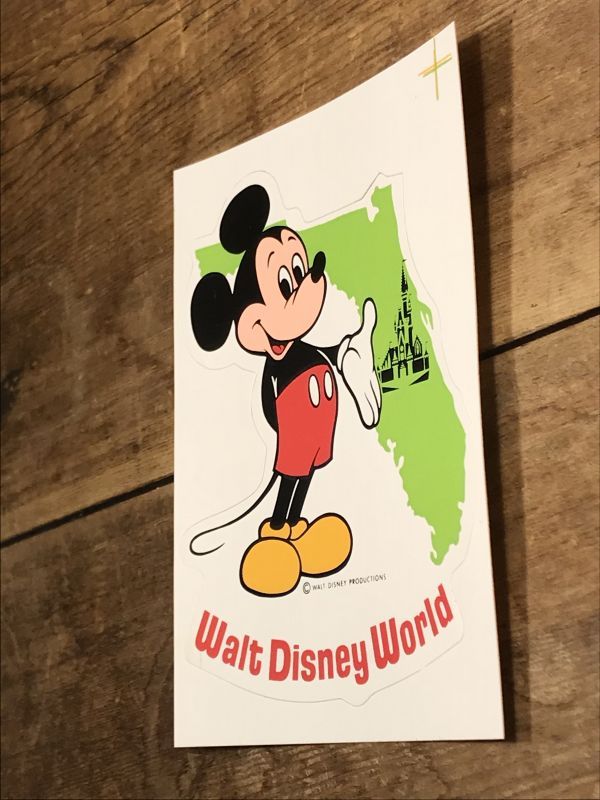 Walt Disney World “Mickey Mouse” Sticker ミッキーマウス ビンテージ
