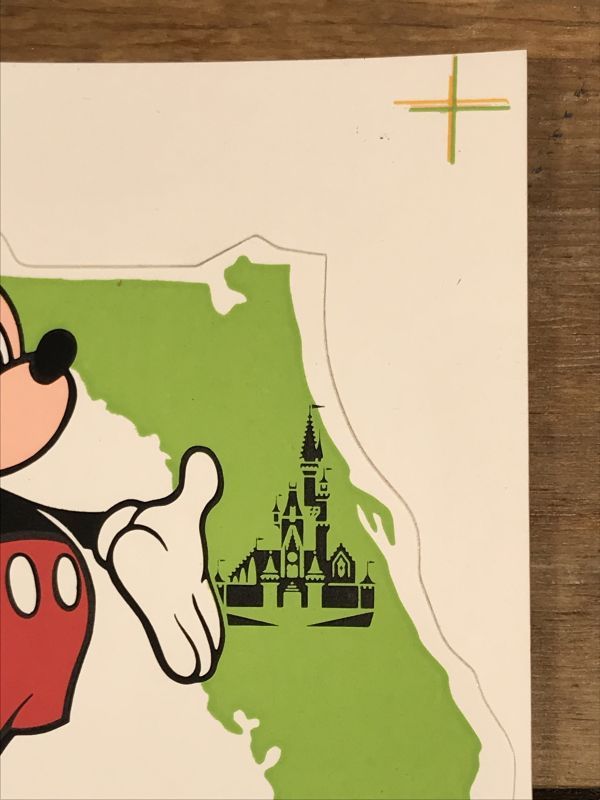 Walt Disney World “Mickey Mouse” Sticker ミッキーマウス ビンテージ