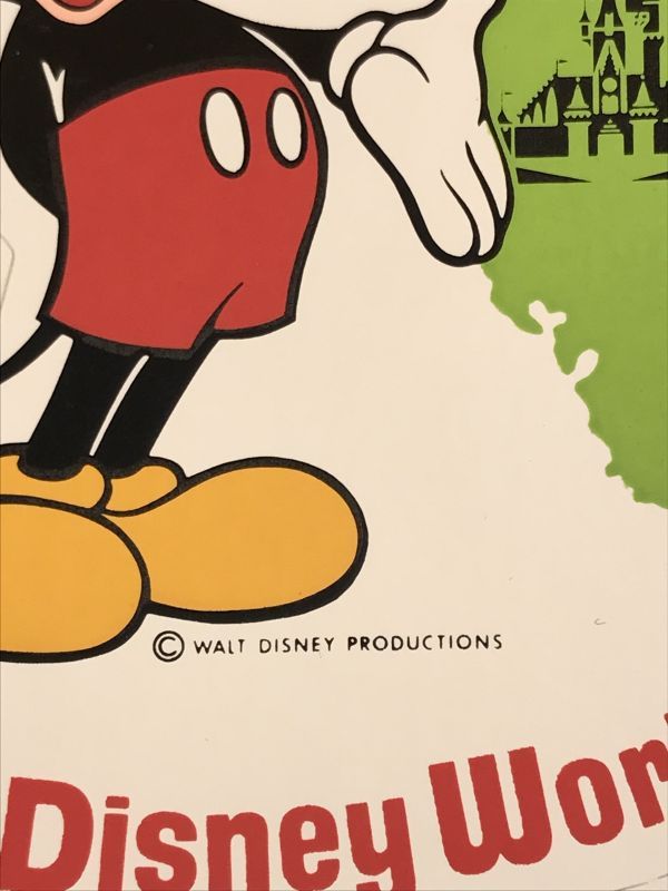 Walt Disney World “Mickey Mouse” Sticker ミッキーマウス ビンテージ