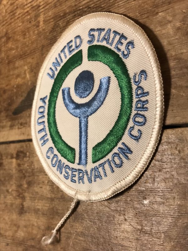 United States Youth Conservation Corps Patch 青少年保護団体 ビンテージ ワッペン パッチ 80〜90年代  - STIMPY(Vintage Collectible Toys）スティンピー(ビンテージ コレクタブル トイズ）