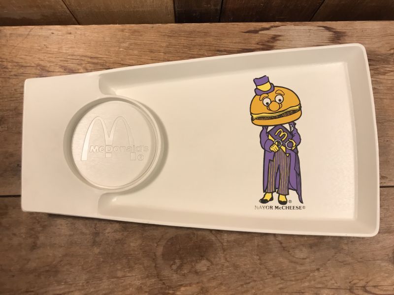 McDonald's “Mayer McCheese” Plastic Tray マクドナルド ビンテージ