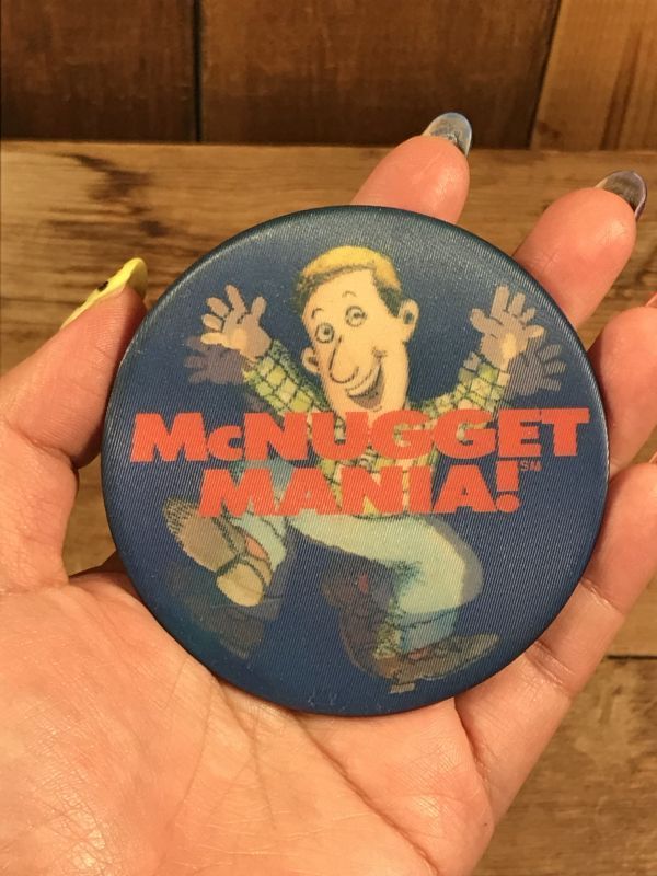 McDonald's “McNugget Mania!” Pinback マクドナルド ビンテージ 缶