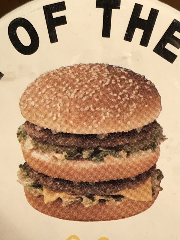 McDonald's “Home Of The First” Pinback マクドナルド ビンテージ 缶