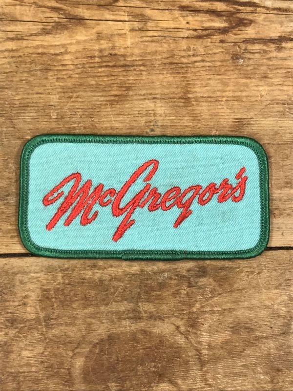 Mcgregor's Patch マクレガーズ ビンテージ ワッペン ネーム