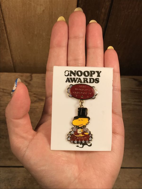 Aviva Snoopy Woodstock “Play Boy” Enamel Pin Backs ウッドストック